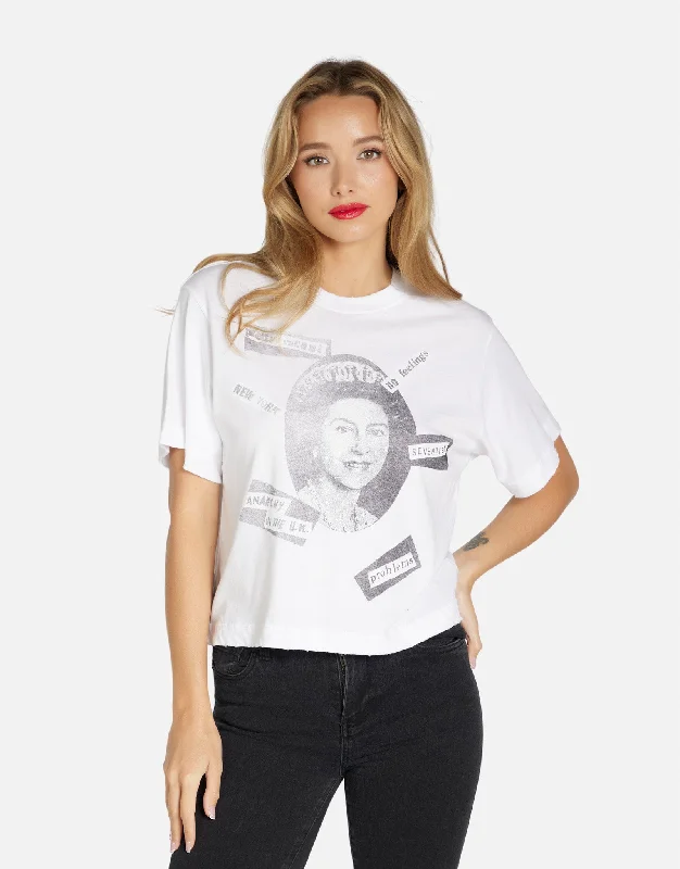 Women's Blouse with Narrow CollarRue Sex Pistols