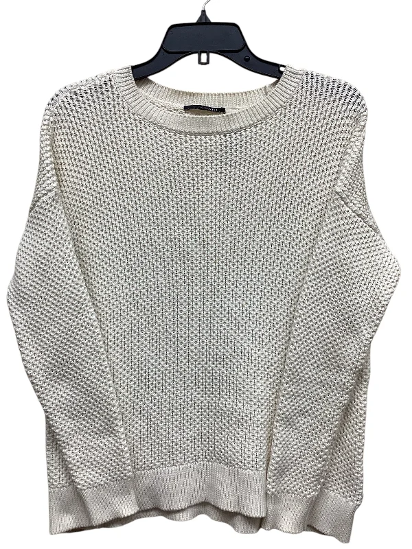 Women's Slovak Wool SweatersSweater By Tahari By Arthur Levine In Cream, Size: Xs