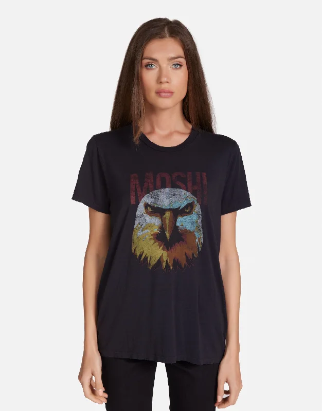 Women's Blouse with Three-Quarter SleevesWolf Moshi Eagle Head