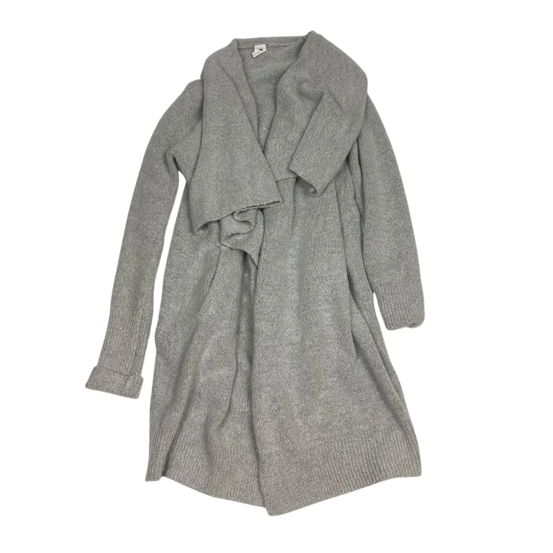 Women's Shirt Collar SweatersSweater Cardigan By Flawless In Grey, Size: Xs