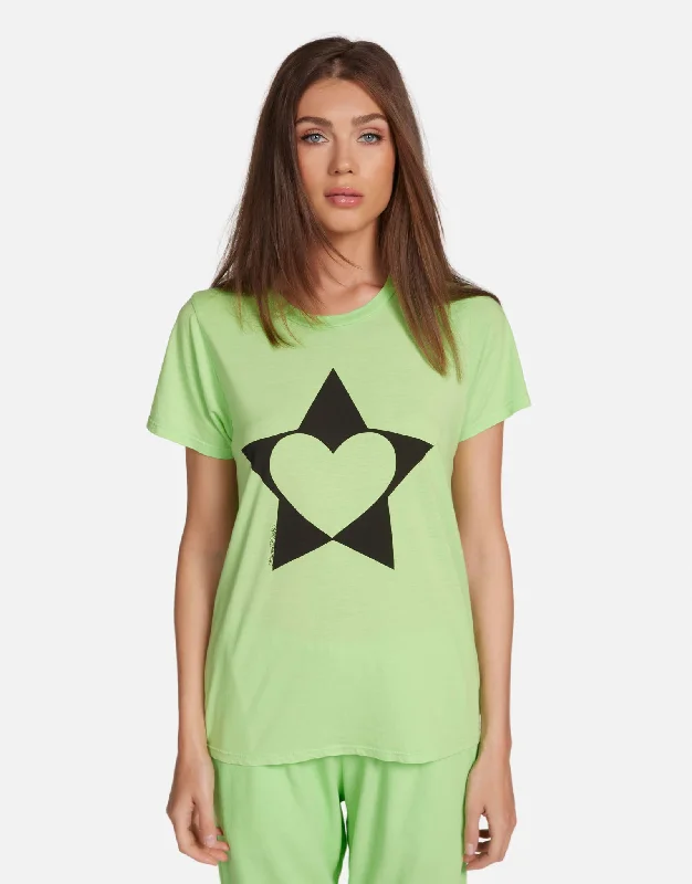 Women's Blouse with HoodWolf Love Star