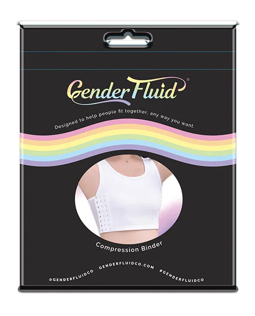 sleep bra for comfortGender Fluid Chest Compression Binder  -xl White