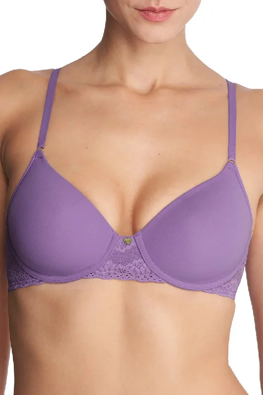 plus-size demi braBliss Perfection Contour Underwire Bra in Dahlia Purple