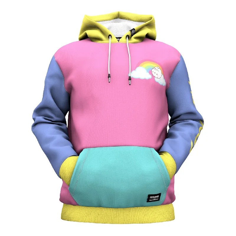 Women's Hooded Sweatshirts with Patch PocketsRainbow Slide Hoodie