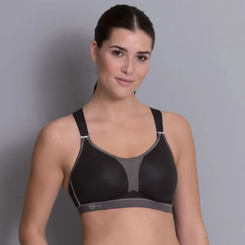 plus-size sports bra with high-impact supportDynamiX Star Black by Anita