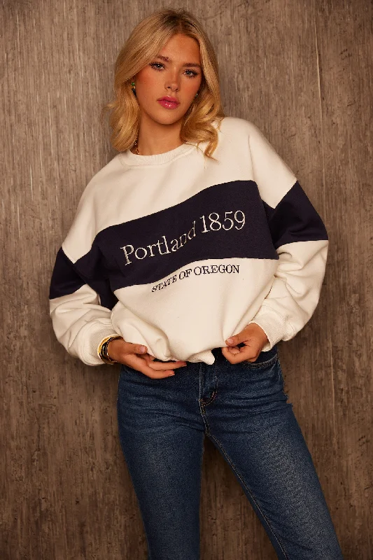 Women's Solid BlouseJacobs "Portland 1859" Sweatshirt