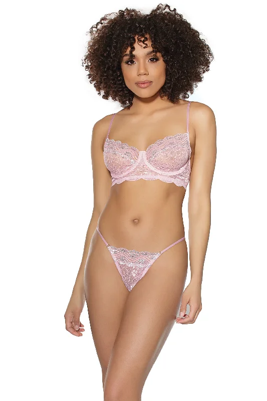 women's pajamas for those who appreciate soft, breathable fabricsCoquette 21509 Bra & G-string Set