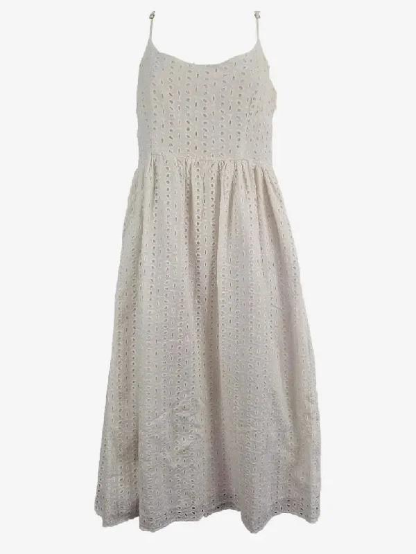 Women's Collarless DressesAtmos & Here Broderie Analgise Summer Maxi Dress Size 8