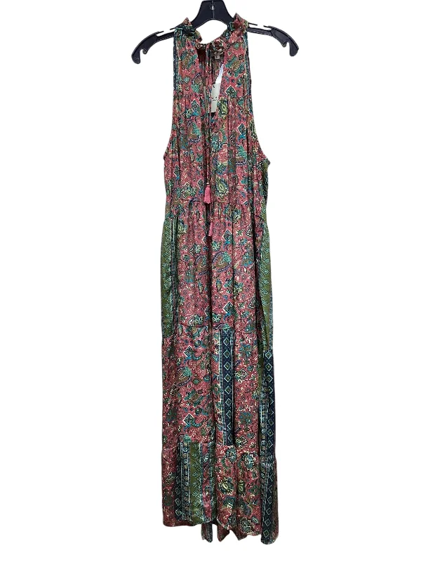 Women's Empire Waist DressesDress Casual Maxi By Clothes Mentor In Multi-colored, Size: L