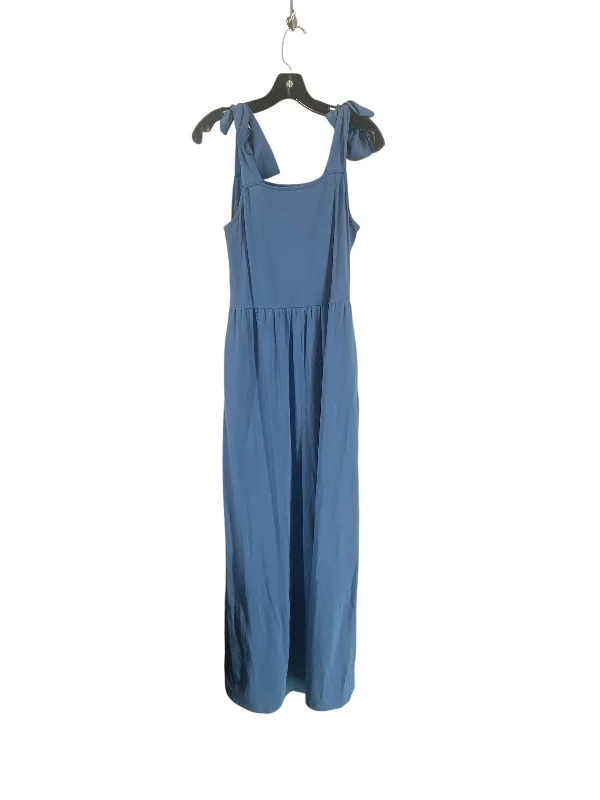 Women's Round-Neck DressesDress Casual Maxi By Clothes Mentor In Blue, Size: M