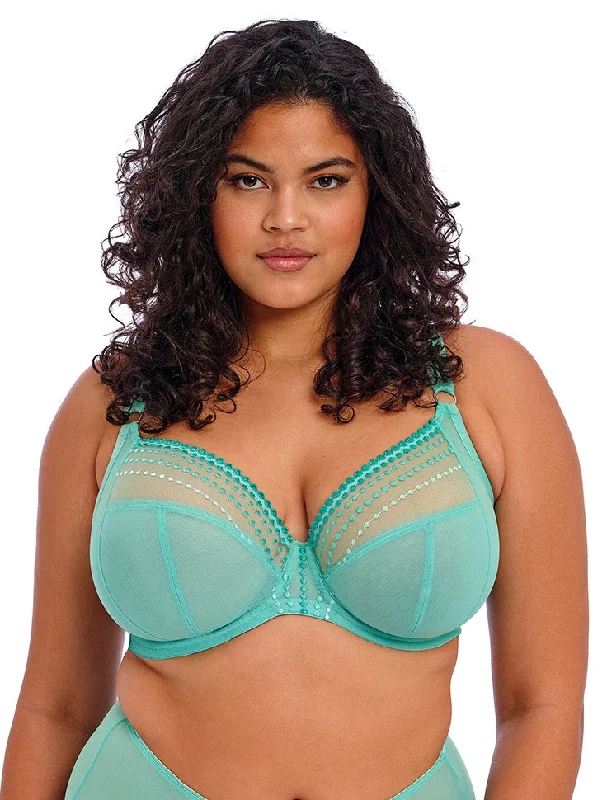 backless bra with invisible strapsMatilda Plunge Underwire Bra in Jade