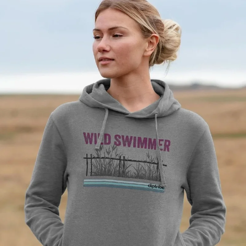 Women's Hooded SweatshirtsWild Swimmer Women's Hoodie