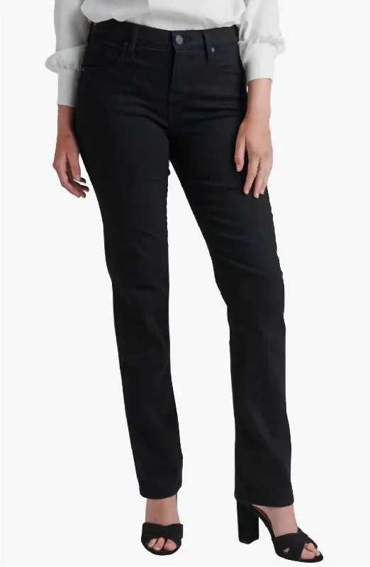 Women's Jodhpurs with Sweetheart CollarRuby Straight Leg High Rise Jeans In Black