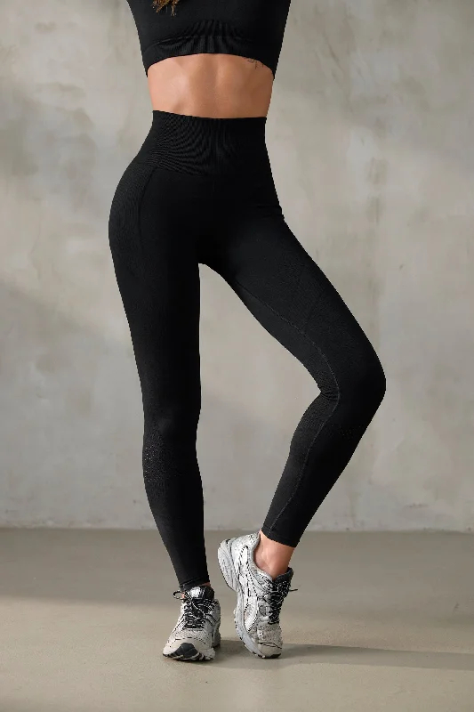 LEGGINGS SEAMLESS - Black