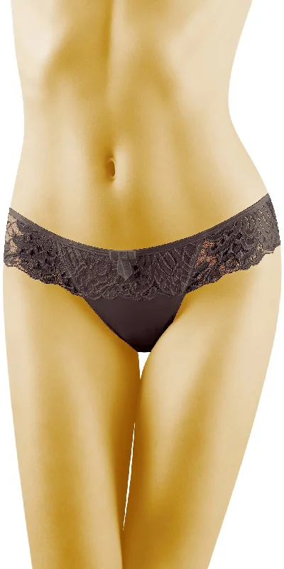 high-cut lace panties for a flirty lookLadies Georgeous Sexy Lace Brief With Small Bow