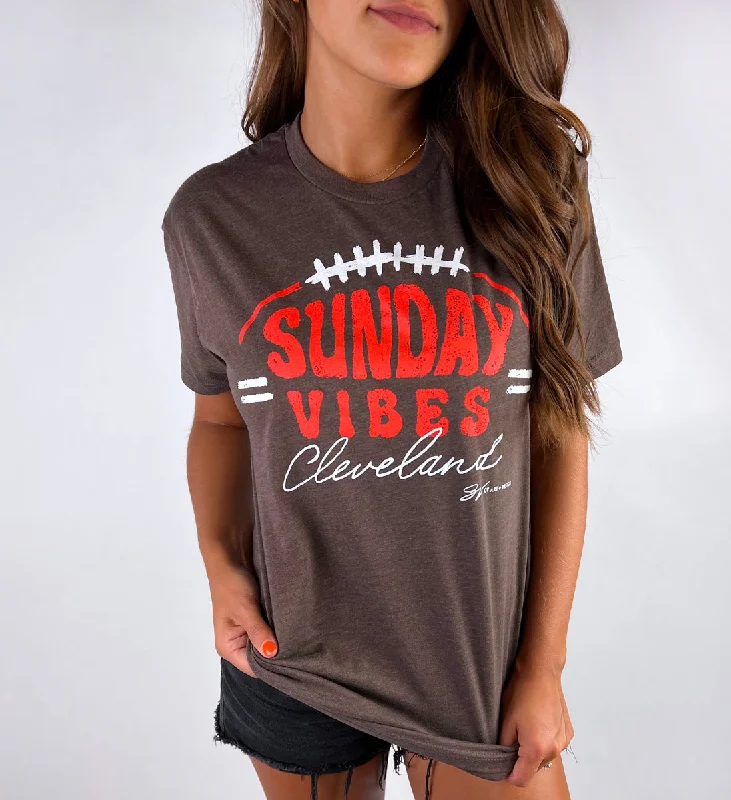 Women's Blouse with Shirt CollarSunday Vibes T shirt