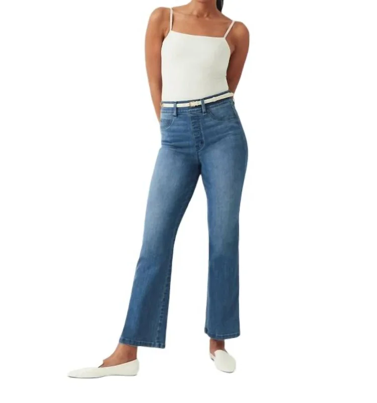 Women's Jodhpurs with Mandarin CollarKick Flare Jeans In Vintage Indigo