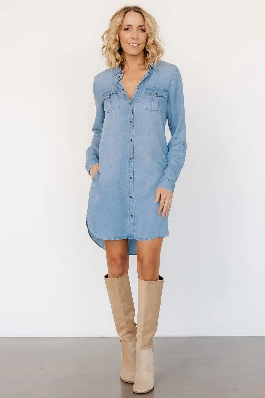 Women's Mesh ShortsShania Shirt Dress | Chambray