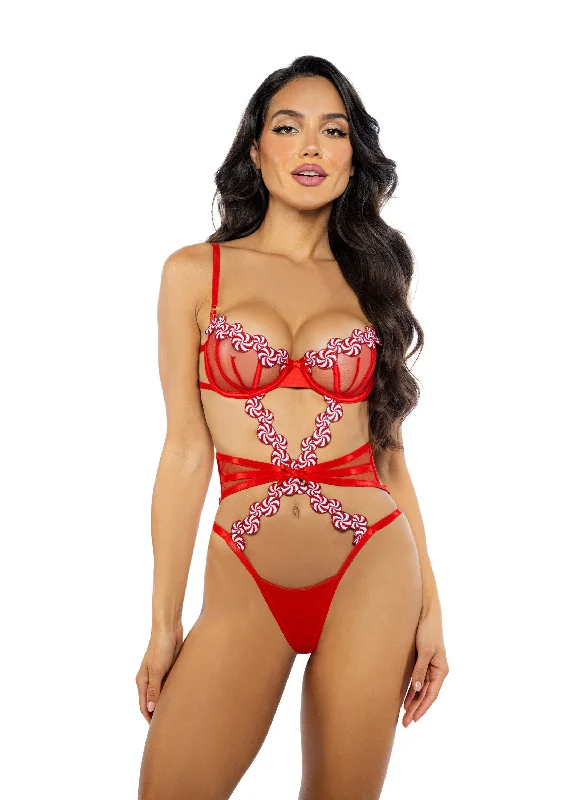 seamless body brief for smoothing under tight-fitting clothesLI760 - Peppermint Kiss Teddy