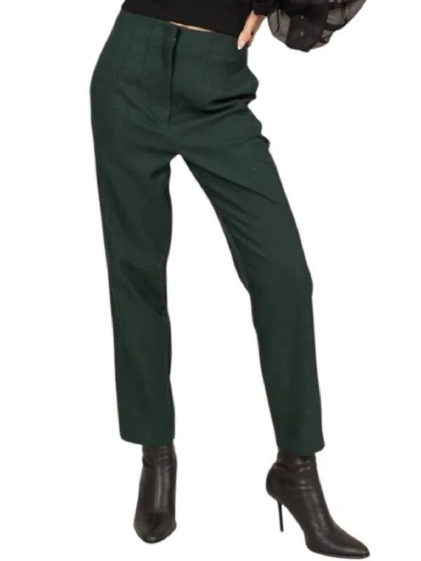 Women's Jodhpurs with Wide CollarGabriel High Rise Trousers In Green