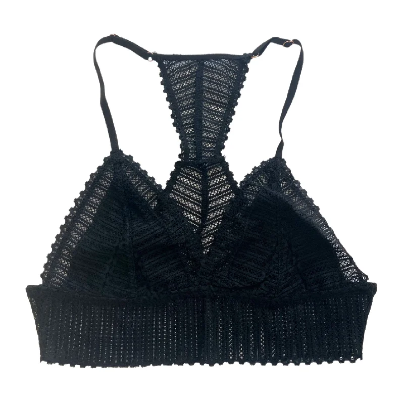 convertible bra with adjustable strapsBlack Lace Racerback Bralette