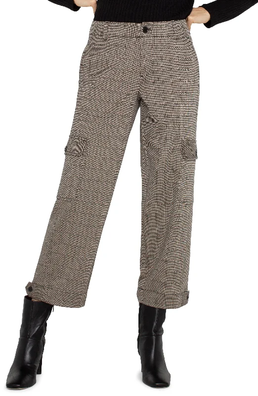 Women's Jodhpurs with Mandarin CollarPETITE UTILITY CARGO CROP WITH TAB HEM