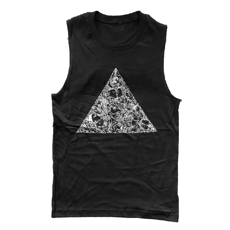 Women's Blouse with TasselsBrian Kenny Love Triangle Sleeveless T-Shirt supporting Trevor Project