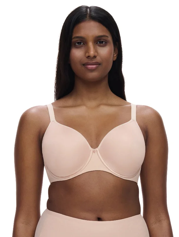 seamless molded bra for smooth undergarmentsComfort Chic Back Smoothing T-Shirt Bra