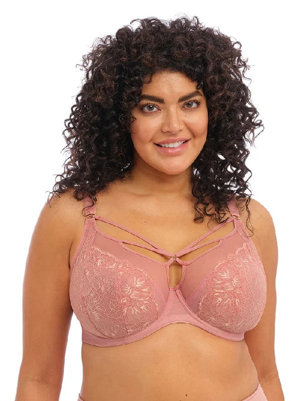 convertible halter braBrianna Underwire Strappy Plunge Bra in Ash Rose