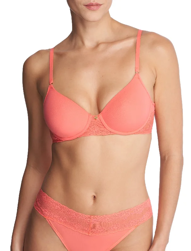 wireless nursing braBliss Perfection Contour Underwire Bra in Papaya