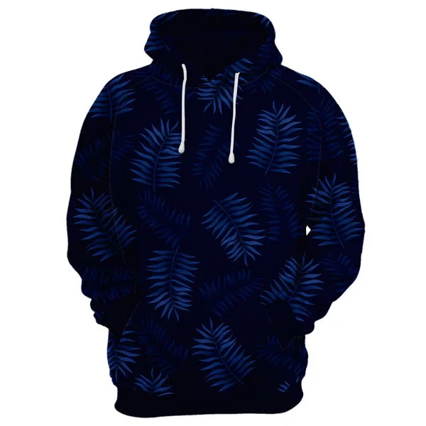 Women's Hooded Sweatshirts with Welt PocketsOff Blue Hoodie