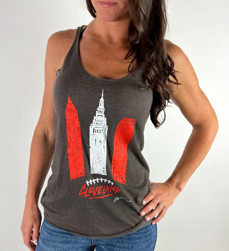 Women's Blouse with Sweetheart CollarWomen's Cleveland Football Town Tank