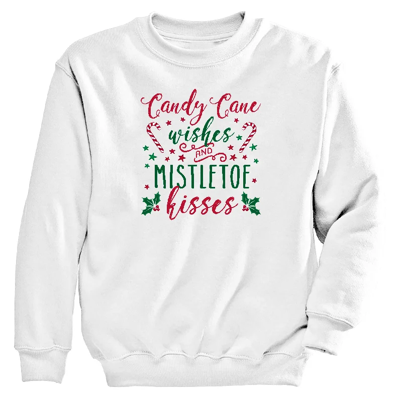 Women's Hooded Sweatshirts with Lightweight FabricMistletoe Kisses Women's Sweatshirt