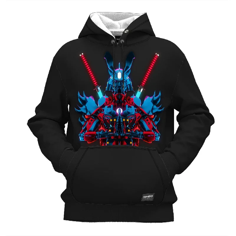 Women's Hooded Sweatshirts with Knit LiningCyber Samurai Hoodie