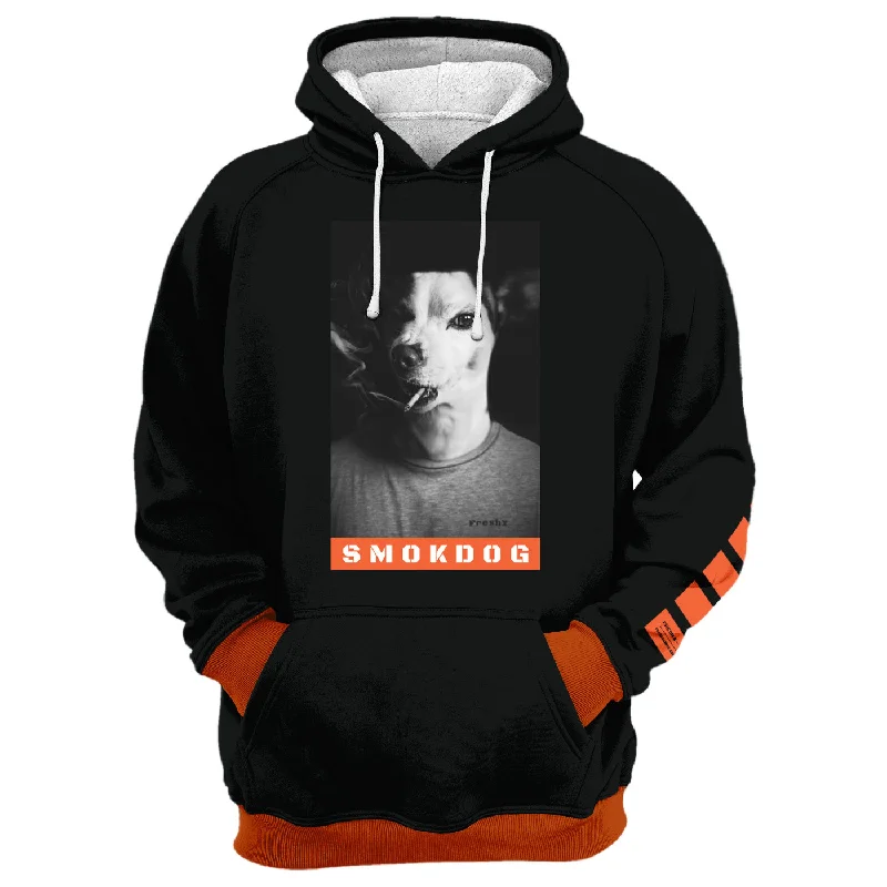 Women's Hooded Sweatshirts with Hidden PocketsSmokdog Hoodie