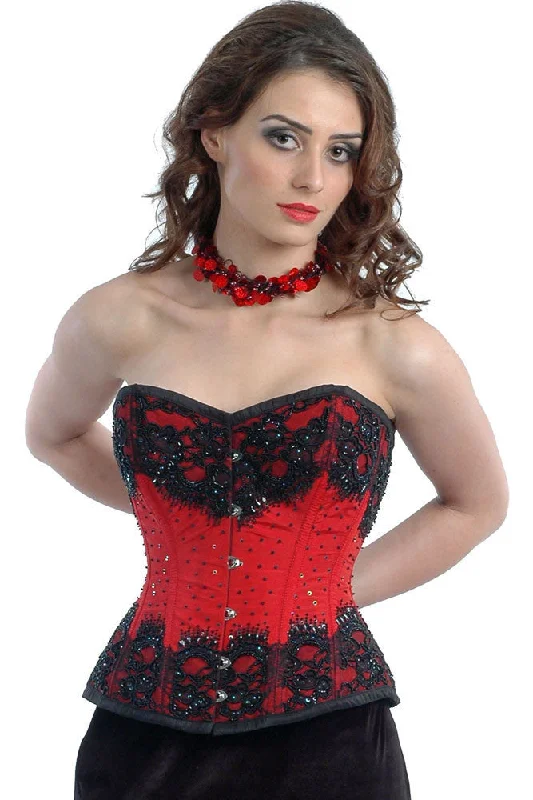 full-body suit with mesh panels for comfortEmani Overbust Corset