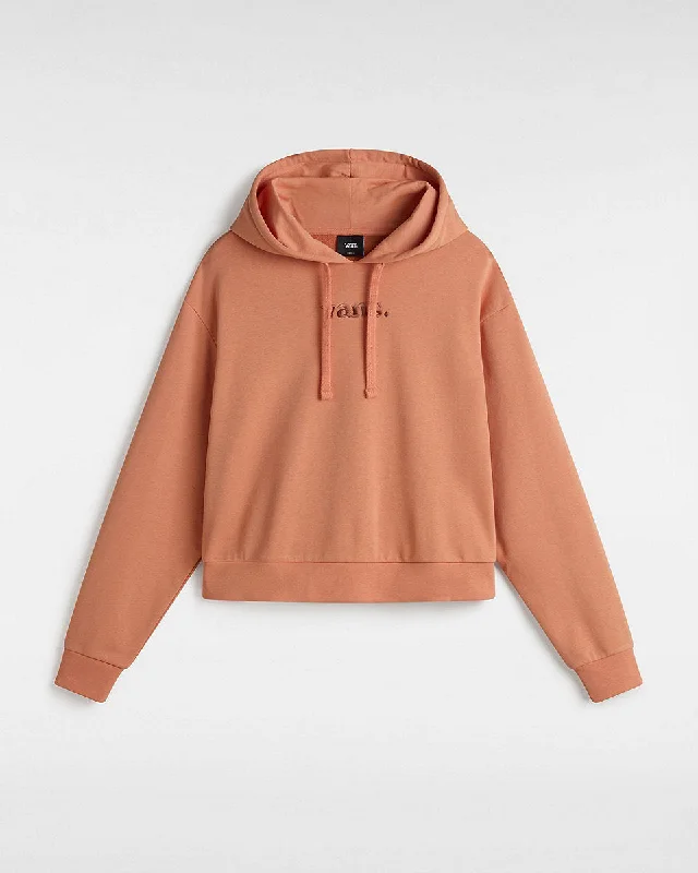 Women's Hooded Sweatshirts with Satin LiningVans Womens Essential Relaxed Fit Pullover Hoodie - Carnelia