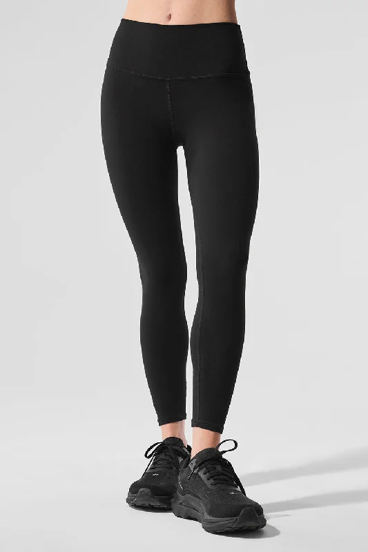 Alosoft High-Waist 7/8 Highlight Legging - Black