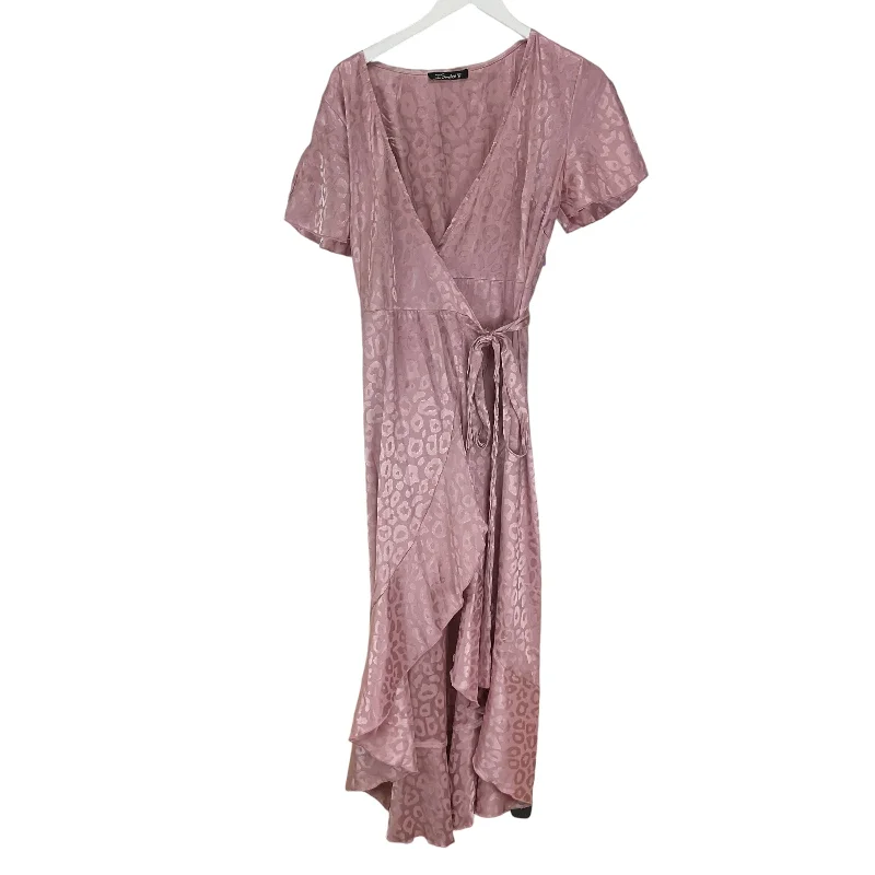 Women's Cap-Sleeve DressesDress Casual Maxi By Clothes Mentor In Pink, Size: M