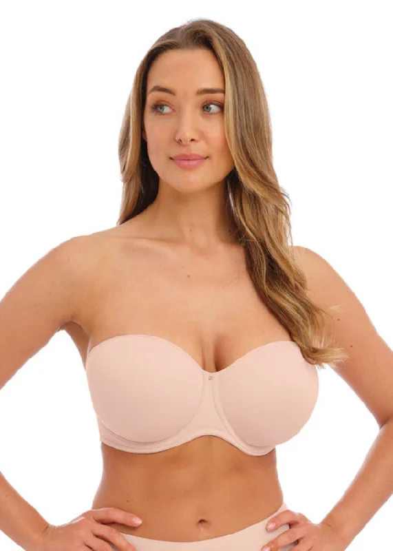 convertible bra with multiple wear optionsAura Moulded Strapless Bra