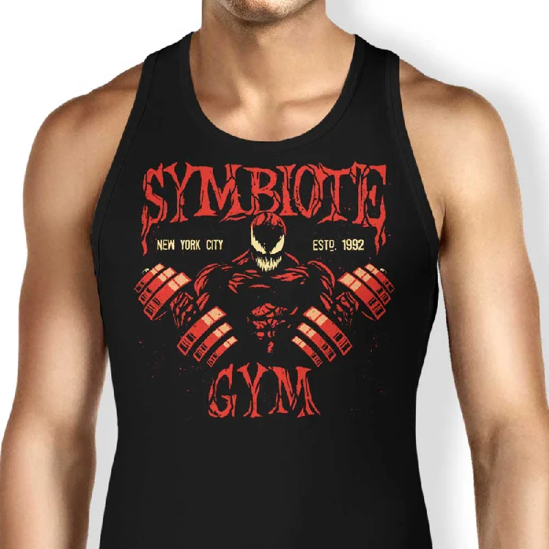 Women's Blouse with Shirt CollarSymbiote Gym - Tank Top