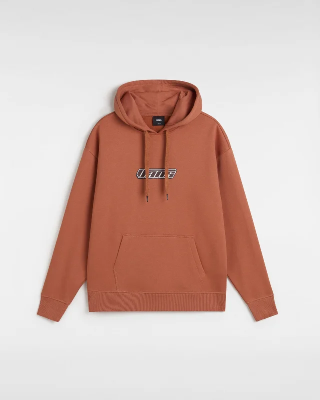 Women's Hooded Sweatshirts with Knit LiningVans Womens Retro V Oversized Hoodie - Auburn