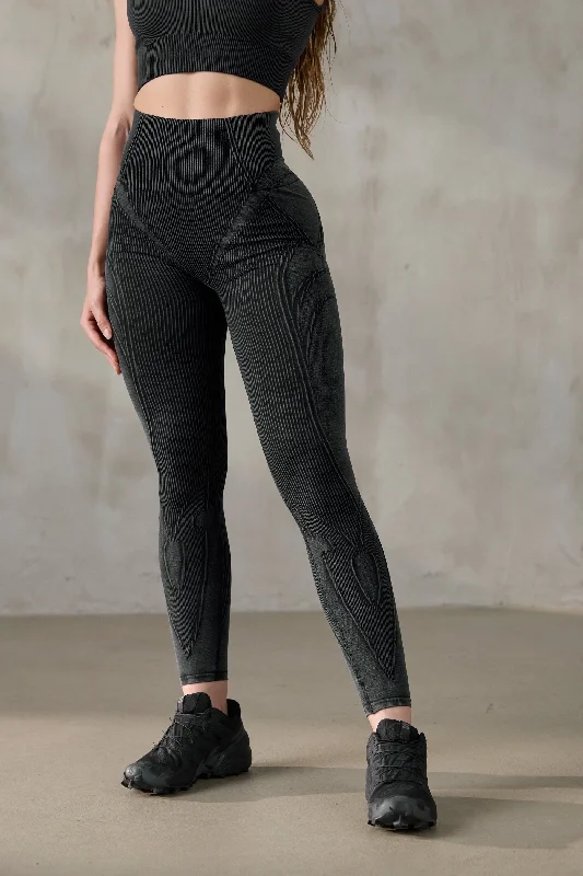 LEGGINGS SEAMLESS - Black Vintage