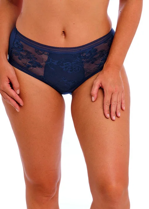 push-up bra with paddingFusion Lace French Navy Brief