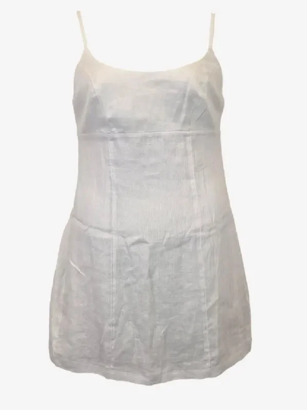 Women's Gathered DressesKookai Summer Linen Mini Dress Size 12