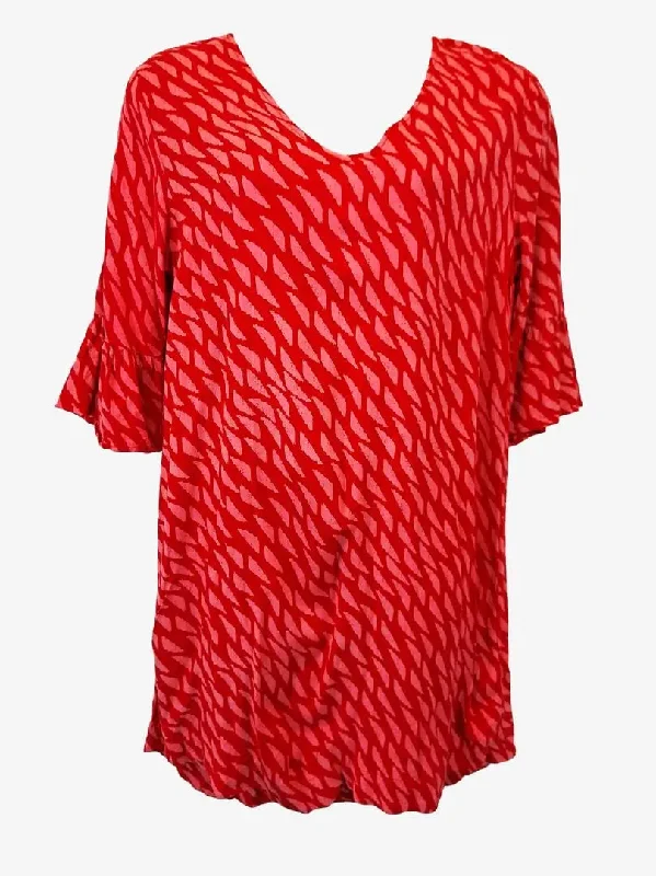 Women's Off-the-Shoulder DressesFoxwood Relaxed Printed Summer Mini Dress Size 16