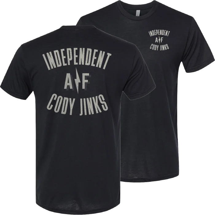 Women's Blouse with Low CollarT-Shirt - "Independent AF"