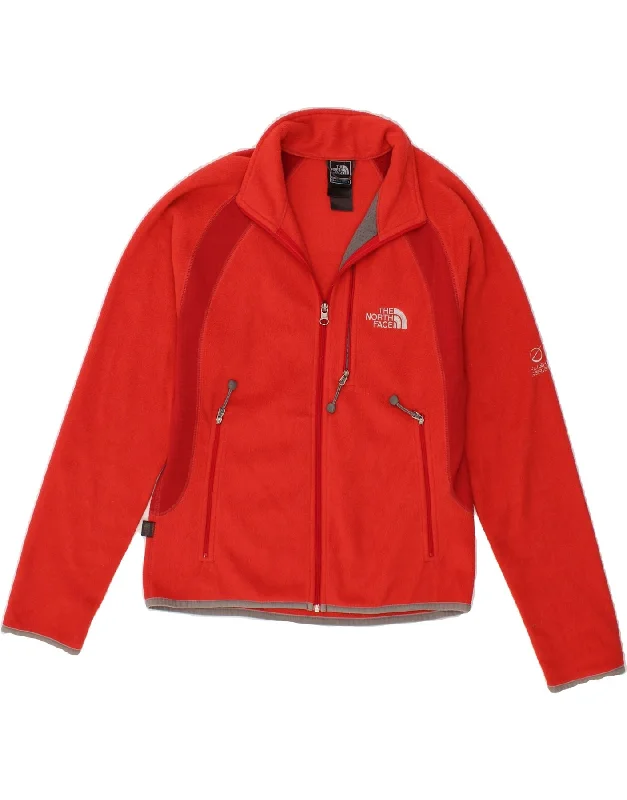 Women's Button-Up CoatsTHE NORTH FACE Womens Fleece Jacket UK 14 Medium Red