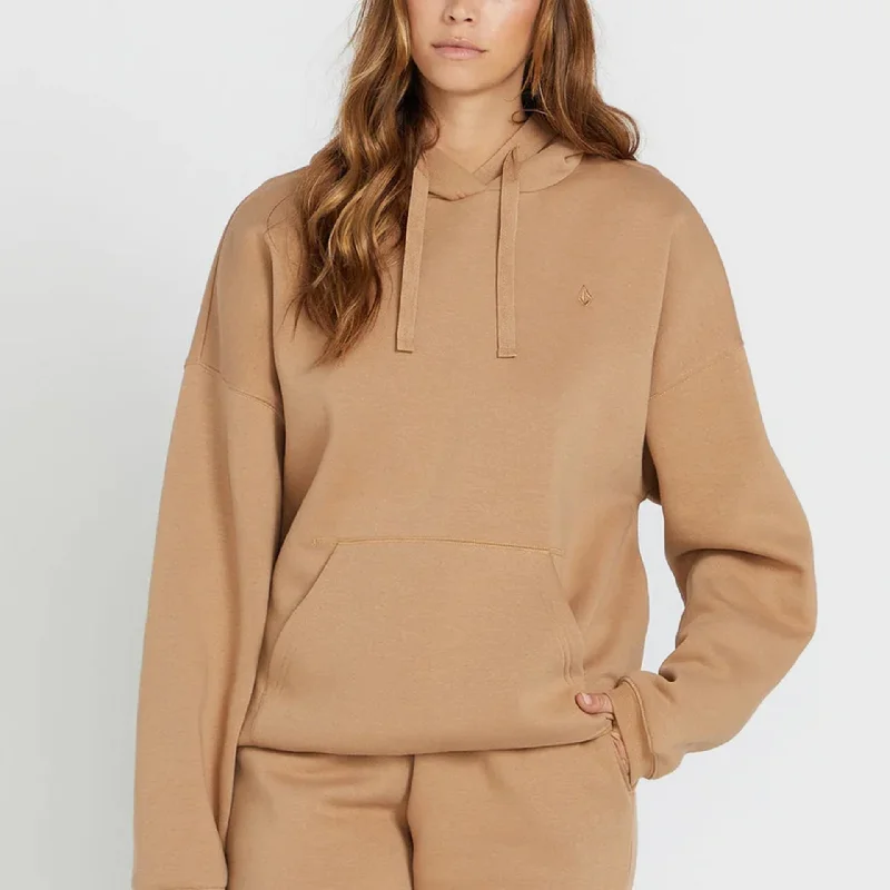 Women's Hooded Sweatshirts with Sherpa LiningVolcom Stone Heart II Womens Sweatshirt - Mocha