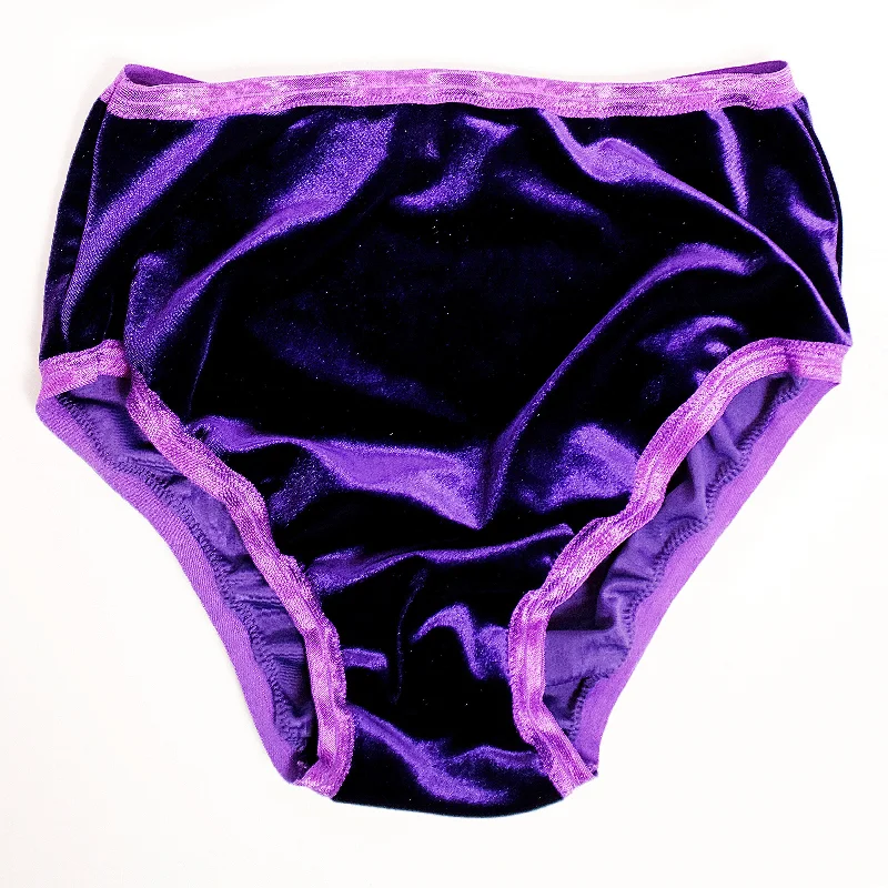 wireless bra for breastfeedingPurple Velvet High Rise Undies